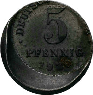 Proben & Verprägungen: Deutschland, Kaiserreich: Fehlprägung 5 Pfennig 1920 D (J - Fiktive & Specimen
