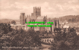 R506141 Wells Cathedral From Tor Hill. F. Frith. No. 1053. B - World