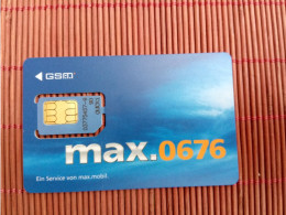 GSM Card 2 Photos Mint Rare - Autriche
