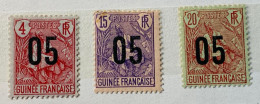 Guinée Française YT N°56-57-58 Neuf* - Unused Stamps