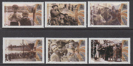 2015 Guernsey World War II WWII Liberation Military History Complete Set Of 6   MNH @ BELOW FACE VALUE - Guernsey