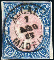 Madrid - Edi O 70 - 12 Cuartos - Mat Fech. Tp. II "Alcalá" - Used Stamps