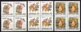 Liechtenstein MNH Set In Blocks Of 4 Stamps - Andere & Zonder Classificatie