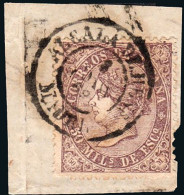 Madrid - Edi O 98 - 50 M. - Fragmento Mat Fech. Tp. II "Alcalá" - Used Stamps