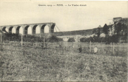 POIX DE PICARDIE - LE VIADUC DETRUIT - GUERRE 1914 - Poix-de-Picardie