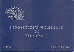 ITALY, 1985, Booklet D, World Stamp Exhibition, Roma 1985 - Unclassified