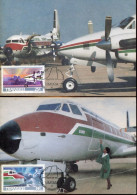 X0198 Transkei , 2 Maximum 1987 Airplane, Avions Aircraft - Flugzeuge