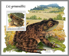 GUINEA REP. 2023 MNH Frogs Frösche S/S – OFFICIAL ISSUE – DHQ2417 - Frogs