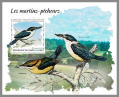 GUINEA REP. 2023 MNH Kingfishers Eisvögel S/S – OFFICIAL ISSUE – DHQ2417 - Sonstige & Ohne Zuordnung