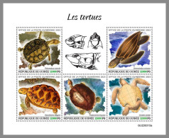 GUINEA REP. 2023 MNH Turtles Schildkröten M/S – OFFICIAL ISSUE – DHQ2417 - Tortues