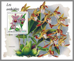 GUINEA REP. 2023 MNH Orchids Orchideen S/S – OFFICIAL ISSUE – DHQ2417 - Orchideeën