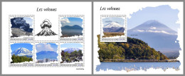 GUINEA REP. 2023 MNH Volcanoes Vulkane M/S+S/S – OFFICIAL ISSUE – DHQ2417 - Volcanos