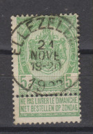 COB 56 Oblitération Centrale ELLEZELLES - 1893-1907 Wapenschild