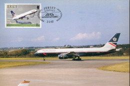 X0199 Jersey ,  Maximum 1987 Airplane, Avions Aircraft  Boeing 757 - Aviones