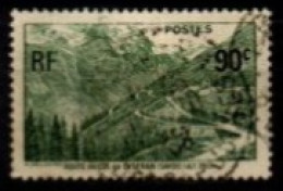 FRANCE    -   1937 .   Y&T N°  358 Oblitéré.    Col  De  L' Iseran - Oblitérés