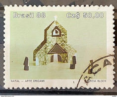 C 1603 Brazil Stamp Christmas Religion Church 1988 Circulated 6 - Oblitérés