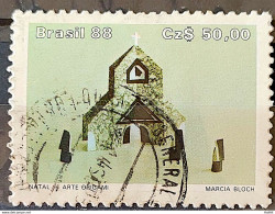 C 1603 Brazil Stamp Christmas Religion Church 1988 Circulated 2 - Oblitérés