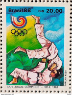 C 1590 Brazil Stamp Seoul Korea Olympics From South Judo 1988 - Ungebraucht