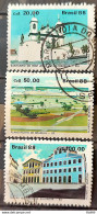 C 1585 Brazil Stamp Lubrapex Portugal Church 1988 Complete Series Circulated 1 - Used Stamps