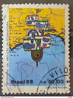 C 1584 Brazil Stamp 100 Years Abolition Of Slavery Ship Ship 1988 Circulated 8 - Gebruikt