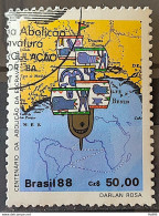 C 1584 Brazil Stamp 100 Years Abolition Of Slavery Ship Ship 1988 Circulated 9 - Usati