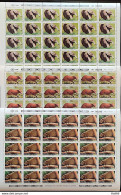 C 1591 Brazil Stamp Fauna Mammals In Extinction Anteater Black Hedgehog Mato Puppy 1988 Sheet Complete Series - Ongebruikt