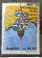 C 1584 Brazil Stamp 100 Years Abolition Of Slavery Ship Ship 1988 Circulated 2 - Gebruikt