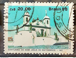 C 1585 Brazil Stamp Lubrapex Portugal Church 1988 Circulated 2 - Gebruikt