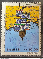 C 1584 Brazil Stamp 100 Years Abolition Of Slavery Ship Ship 1988 Circulated 16 - Gebruikt