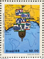 C 1584 Brazil Stamp 100 Years Abolition Of Slavery Ship Ship 1988 1 - Neufs