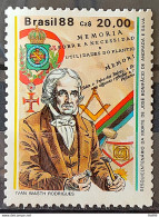C 1582 Brazil Stamp 150 Years Jose Bonifacio Maconry History Brash 1988 - Ongebruikt