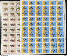 C 1583 Brazil Stamp 100 Years Abolition Of Slavery Law Aurea Ship Slave 1988 Sheet Complete Series - Neufs