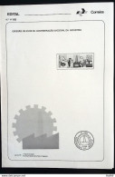 Brochure Brazil Edital 1988 14 National Confederation Industry Ship Plane Car Without Stamp - Covers & Documents