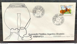 Brazil Envelope FDC 457 1988 Arbrifex Horse Philatelia Chimarrao Cbc Rs - FDC