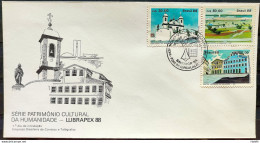 Brazil Envelope FDC 445 1988 Cultural Heritage Of Humanity CBC BA - FDC