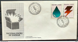 Brazil Envelope FDC 441 1988 CBC BSB 2 Energy Rationalization - FDC