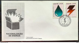 Brazil Envelope FDC 441 1988 BSB 1 CBC Energy Rationalization - FDC