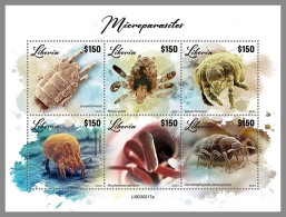 LIBERIA 2023 MNH Microparasites Mikroparasiten M/S – IMPERFORATED – DHQ2417 - Andere & Zonder Classificatie