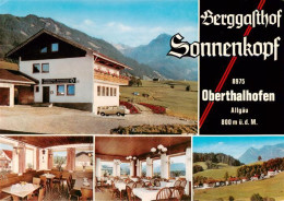 73886949 Oberthalhofen Allgaeu Berggasthof Sonnenkopf Gastraeume Panorama Oberth - Fischen