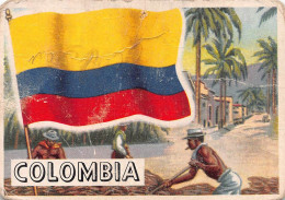Flags Of The World Chromo -  Columbia - 6.5 X 9.5 Cm - Andere & Zonder Classificatie