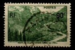 FRANCE    -   1937 .   Y&T N°  358 Oblitéré.    Col  De  L' Iseran - Usados