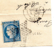 N° 60A Type I Variété De Planchage - 35B2 - 1871-1875 Ceres