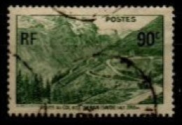 FRANCE    -   1937 .   Y&T N°  358 Oblitéré.    Col  De  L' Iseran - Usados