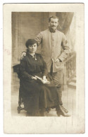 Miltaire  - Couple  - Souvenir 24 Decembre 1916 - Guerre 1914-18