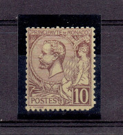 MONACO - N°14 ** - ANGLE ROGNE EN BAS A GAUCHE - Unused Stamps