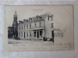 Willer Sur Thur ,  Restaurant Au Cerf , Zum Hirschen , Dos 1900 - Autres & Non Classés