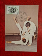 CARTE Maximum 1979 PARIS CHAMPIONNANTS DE JUDO - 1970-1979