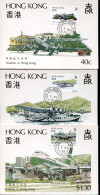 X0201 Hong Kong, 3 Maximum 1984 Airplane, Aircraft, Avions - Vliegtuigen