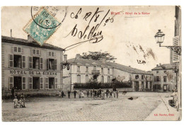 55 ETAIN. HOTEL DE LA SIRENE EN 1906 AVEC ANIMATION. - Etain
