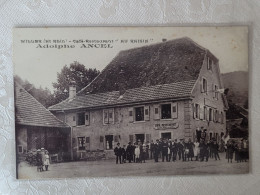 Willer Sur Thur , Café Restaurant  Au Raisin , Adolphe Ancel - Autres & Non Classés